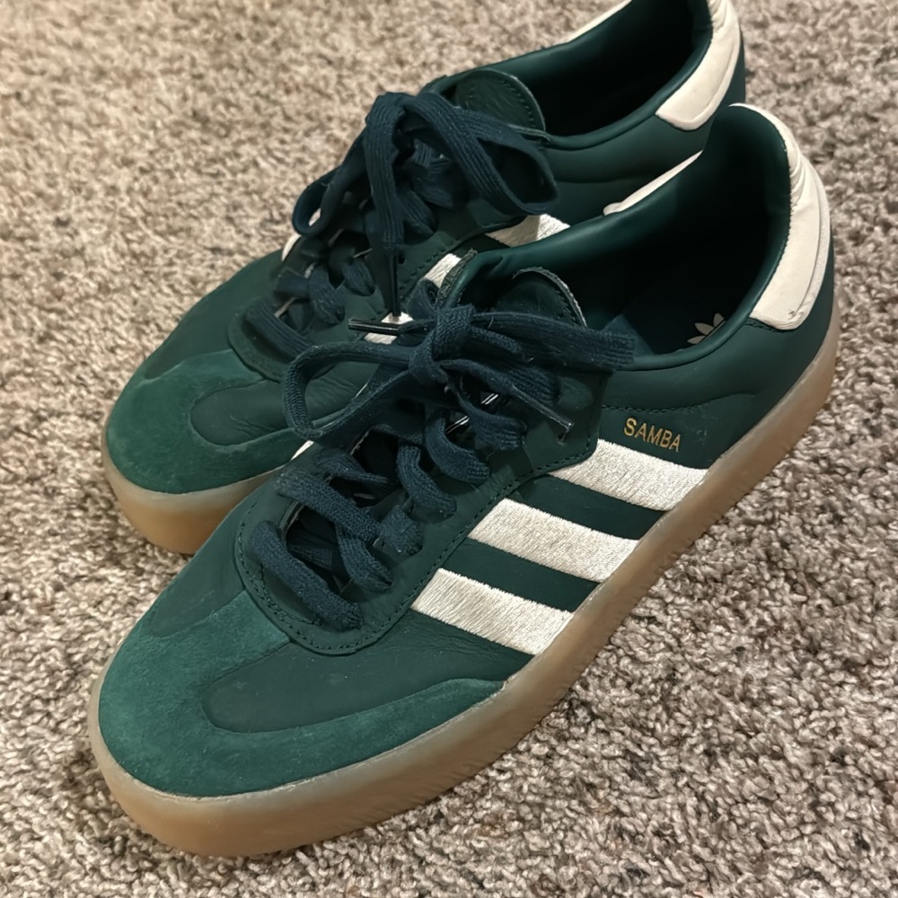 Adidas Samba Sambae Green and White Women’s Shoes